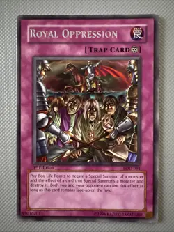 Royal Oppression LOD-091 1st Edition Rare Yu-Gi-Oh NP - Image 1