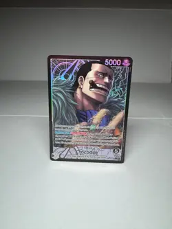 ONE PIECE THE AZURE SEA'S SEVEN CROCODILE ALT ART LEADER OP14-079 ALTERNATE ART - Image 1