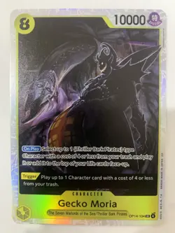 One Piece The Azure Sea’s Seven Gecko Moria SR OP14-104 English - Image 1