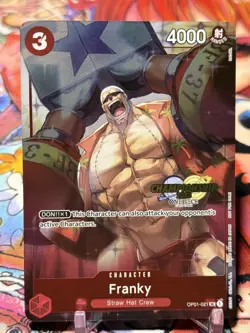 FRANKY - One Piece TCG OP01-021 - PROMO - Championship Series CS 2023 - Image 1