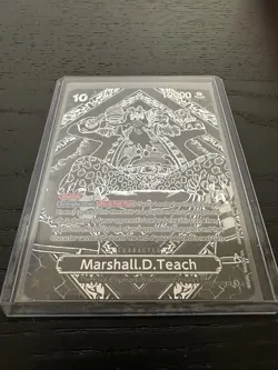 One Piece OP12 Legacy Of The Master Marshall D. Teach (SP) Silver OP09-093 - Image 2