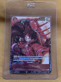 One Piece Monkey.D.Luffy #ST01-012 Alt Art Awakening of New Era OP-05 English SR - Image 1