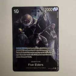 Five Elders OP13-082 SR Alt Art Carrying on His Will One Piece TCG NM - Image 1