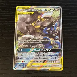 Pokemon TCG Lucario & Melmetal Tag Team GX SM192 Holo Promo Card Sun & Moon - Image 1