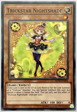MP19-EN004 Trickstar Nightshade - Common Unlimited Lightly Played YuGiOh Card - Image 1