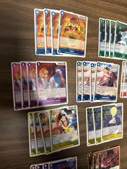 One Piece CCG OP10 And EB02 Character And Event Rare Card Lot Of 71 All NM - Image 2