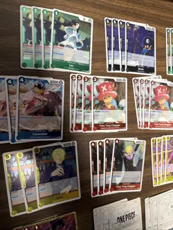 One Piece CCG OP10 And EB02 Character And Event Rare Card Lot Of 71 All NM - Image 3