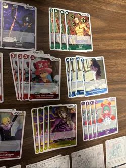 One Piece CCG OP10 And EB02 Character And Event Rare Card Lot Of 71 All NM - Image 4