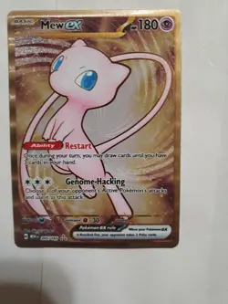 Pokemon Scarlet & Violet 151 Mew ex 205 Metal Card English NM-MT - Image 1