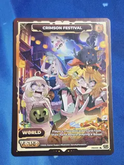 Gamer Supps Crimson Festival: VCard Promo Card - Power 9 Halloween Promo Card - Image 1