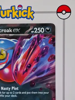 Toxicroak ex 131/198 | Scarlet and Violet Base | SVI | Pokemon Card | NM - Image 4