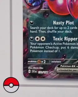 Toxicroak ex 131/198 | Scarlet and Violet Base | SVI | Pokemon Card | NM - Image 5