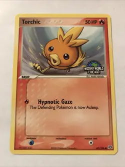 Pokemon Torchic 69/106 Wizard World Chicago 2005 Promo Card - Image 1