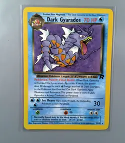 Dark Gyarados 25/82 Rare Team Rocket Pokemon Card WOTC 2000 Vintage TCG - Image 1