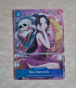 Boa Hancock OP13-051 R alt art - English One Piece Foil Card - Image 1