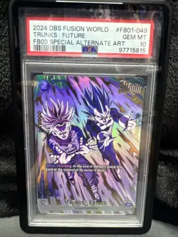 Dragon Ball Super Card Game Trunks : Future FB01-049 Rare alt art - Image 1