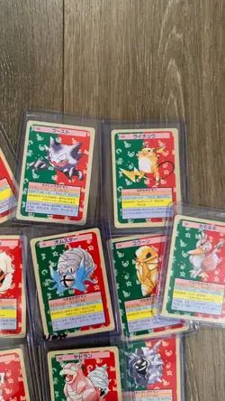 Topsun Pokemon "1995" Green Back 11 card Lot Mewtwo Hunter Raichu - Image 3