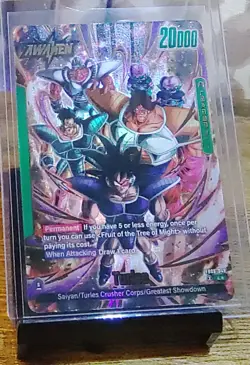 Turles FB08-049 L* Awaken Leader Back Alternate Art Dragon Ball Z Super Card... - Image 1