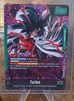 Turles FB08-049 L* Awaken Leader Back Alternate Art Dragon Ball Z Super Card... - Image 2