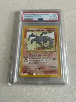 2002 Shining Charizard Neo Destiny Card 107/105 PSA 8.5 - Stunning Card! - Image 2