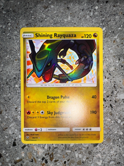 Pokemon TCG Cards Shining Rayquaza 56/73 Shining Legends Holo Rare NM - Image 4