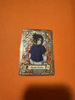 Sasuke Uchiha NRV01-SP-002L5 English Naruto Kayou Card Heavens Scroll NM - Image 1