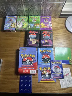 1999 Pokemon Team Deck Box Lot No Cards Just Manuals - Image 1