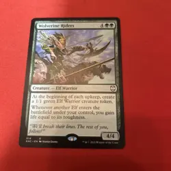Wolverine Riders Kaldheim Commander MTG Magic Card, Near Mint Condition - Image 1