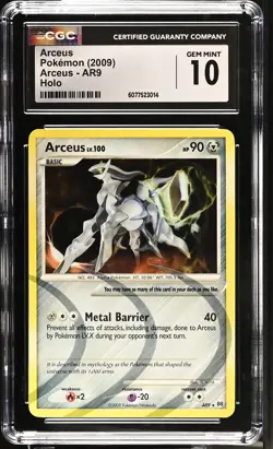 CGC 10 Arceus AR9 Holo Arceus Pokemon Card - Image 1