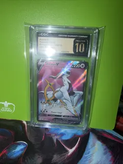 Arceus V 165/172 Ultra Rare Holo - Brilliant Stars CGC 10 Pristine Pokemon Card - Image 2
