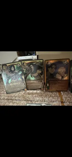 Naruto TCG CCG 21Card Lot Orochimaru Sanin Instant Collection Rares Gold 2002 - Image 2