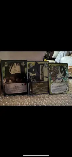 Naruto TCG CCG 21Card Lot Orochimaru Sanin Instant Collection Rares Gold 2002 - Image 4