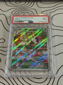 2023 Pokemon SV1 Kirlia Illustration Rare PSA 9 Graded Card #212 - Image 2