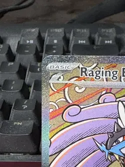 Pokemon TCG Raging Bolt EX Prismatic Evolutions SIR Holo Card 166/131 NM - Image 2