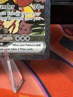 Pokemon TCG Raging Bolt EX Prismatic Evolutions SIR Holo Card 166/131 NM - Image 4