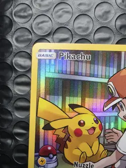 Pokemon TCG Sun & Moon Cosmic Eclipse Pikachu Card 241/236 Secret Rare Holo - Image 5