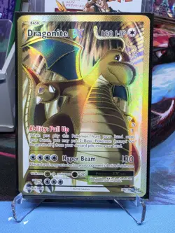 Pokemon TCG Dragonite EX Full Art Ultra Rare Holo Card Evolutions 106/108 XY - Image 1