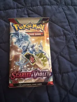 Pokemon Card TCG Scarlet and Violet Booster Pack x 1 - Image 1