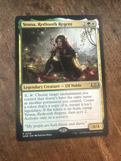 x1 Yenna, Redtooth Regent WOE MTG 219 RARE M/NM 1x - Image 1