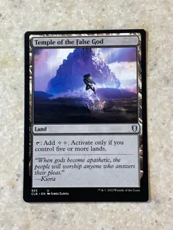 MTG NM Temple of the False God [Battle for Baldur's Gate Commander] - Image 1