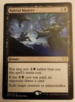 Baleful Mastery Strixhaven: School of Mages Regular Rare NM+ - Image 1