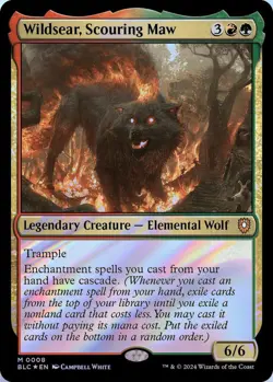 Wildsear, Scouring Maw MTG BLC 0008 Mythic NM Foil - Image 1