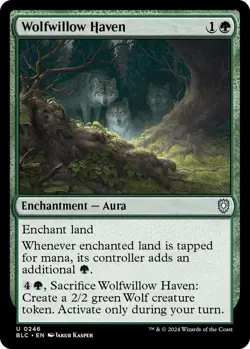 Wolfwillow Haven MTG BLC 0246 Uncommon NM - Image 1