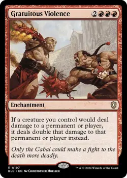Gratuitous Violence MTG BLC 0197 Rare NM - Image 1