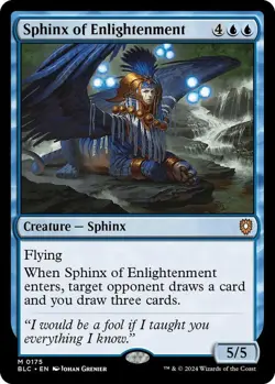 Sphinx of Enlightenment MTG BLC 0175 Mythic NM - Image 1