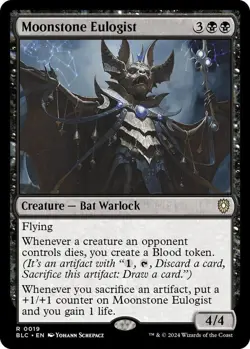 Moonstone Eulogist MTG BLC 0019 Rare NM - Image 1