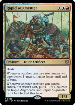 Rapid Augmenter MTG BLC 0038 Rare NM - Image 1