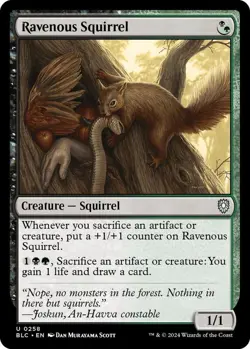 Ravenous Squirrel MTG BLC 0258 Uncommon NM - Image 1