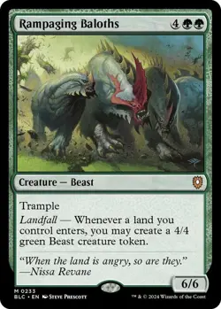 Rampaging Baloths MTG BLC 0233 Mythic NM - Image 1