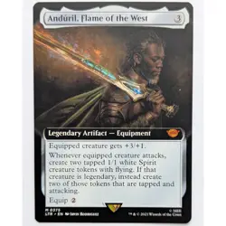 Anduril, Flame of the West, LOTR: Tales of Middle-Earth (LTR) #375, NM - Image 1